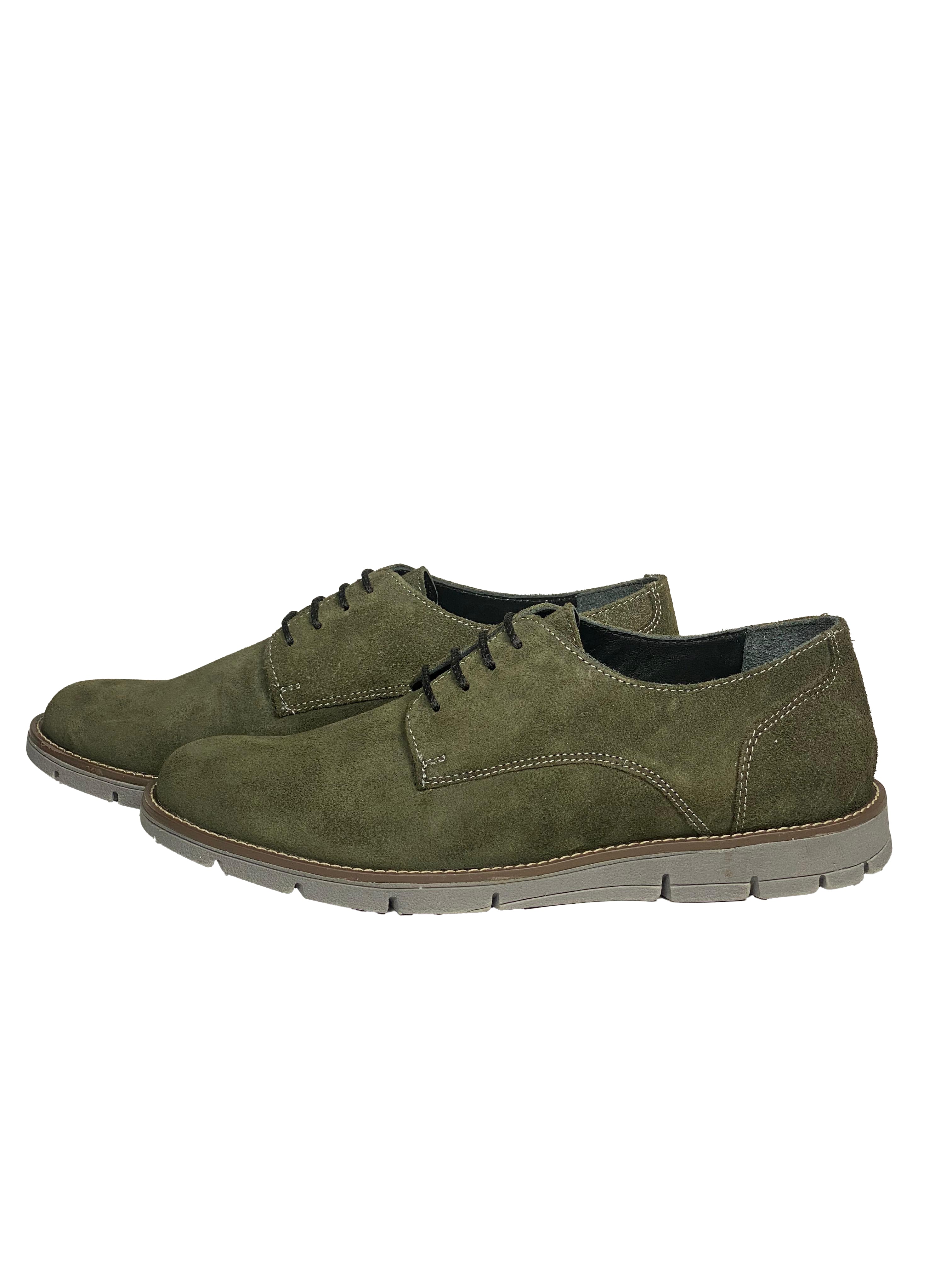 Suede Green Shoe for Men