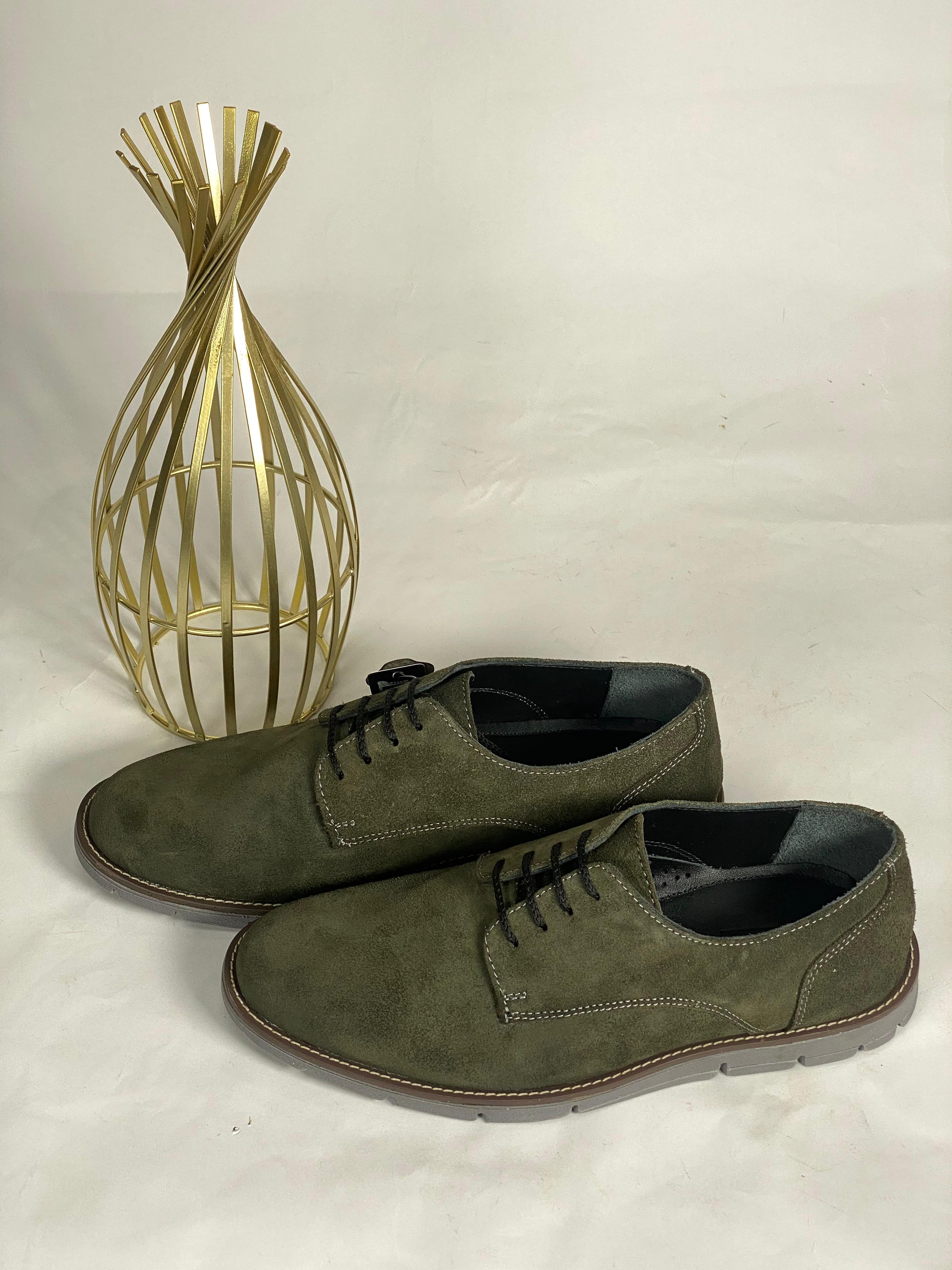 Suede Green Shoe for Men