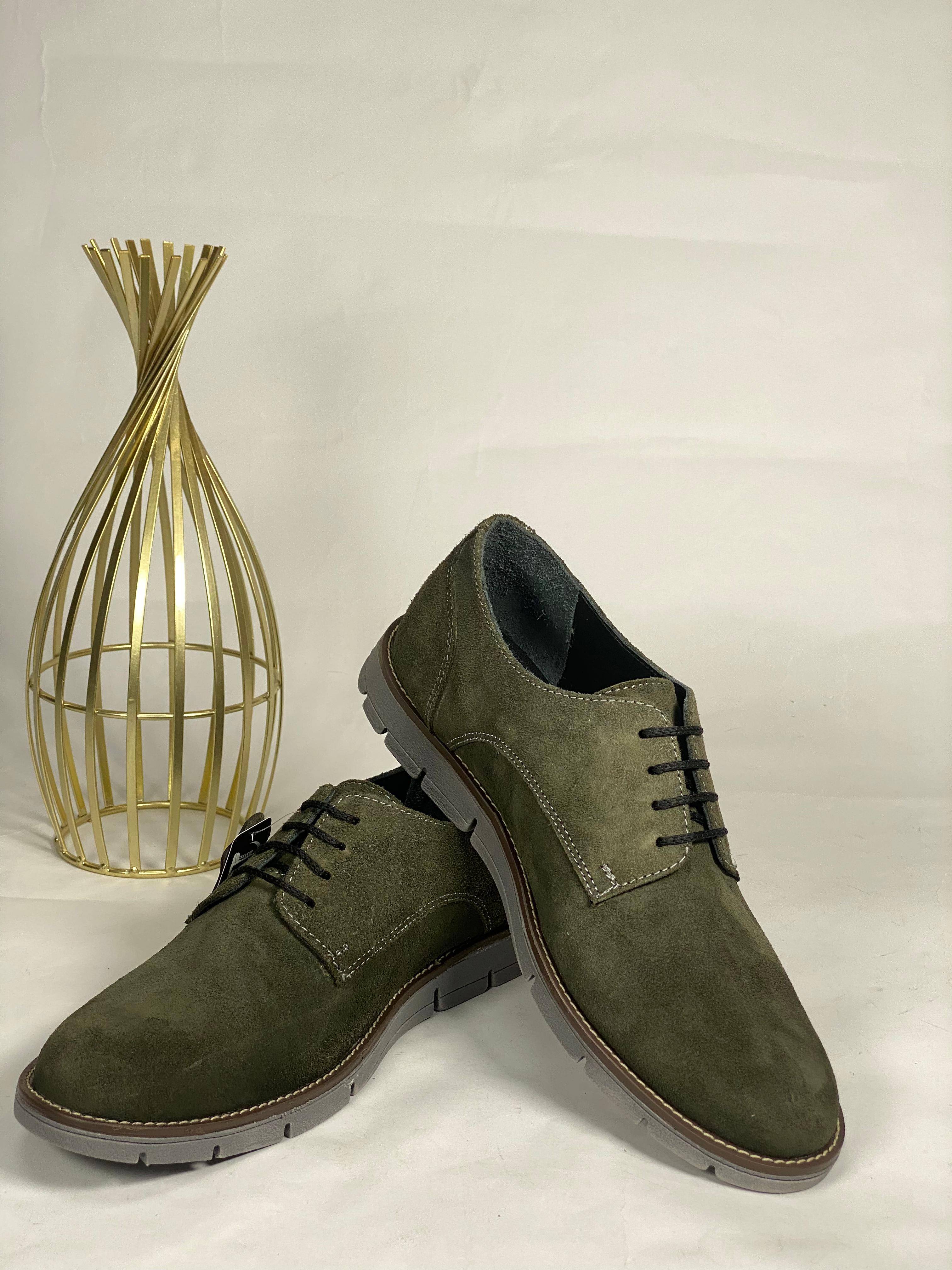 Suede Green Shoe for Men